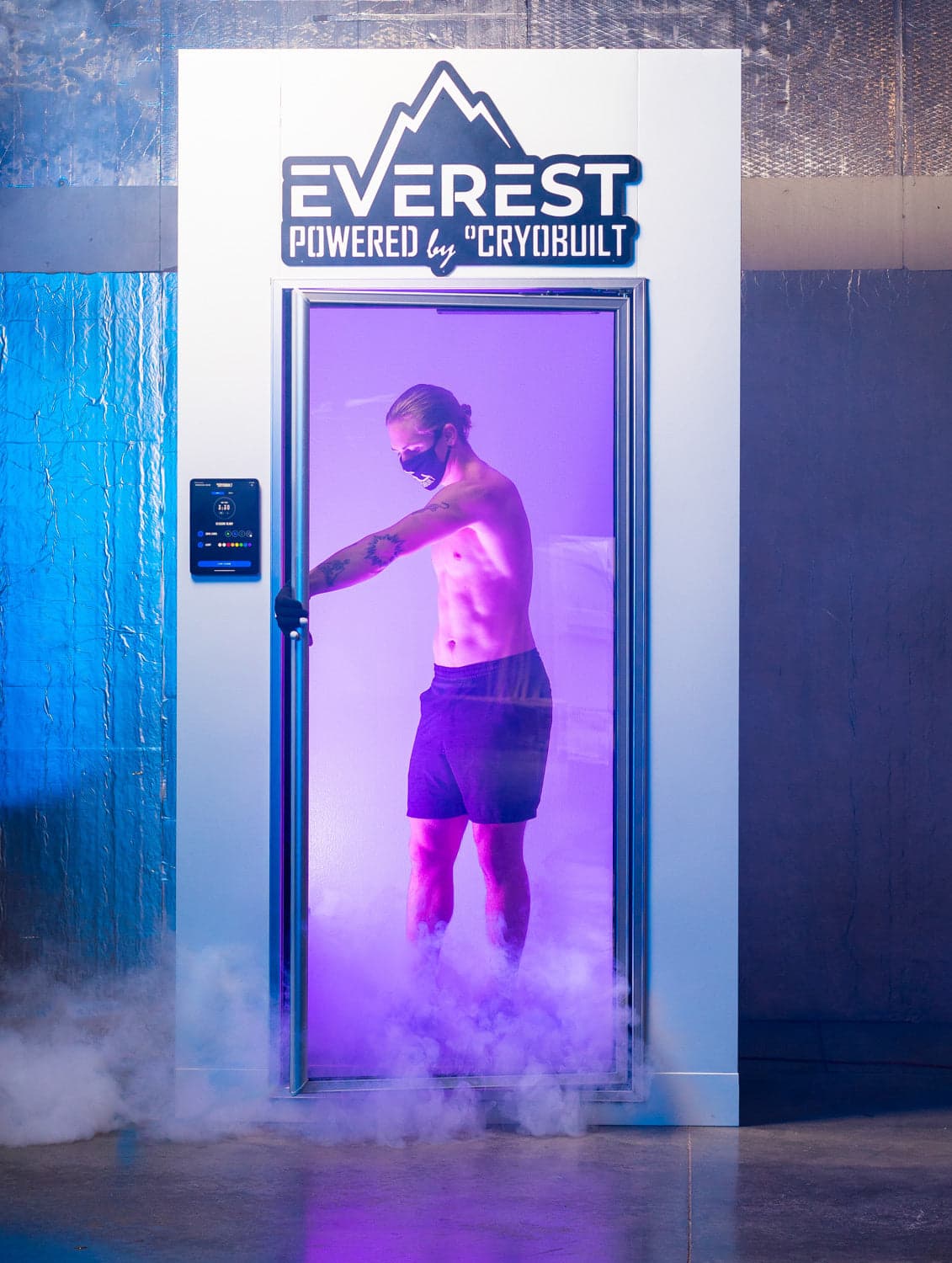 Everest Peak by CryoBuilt electric cryotherapy chamber